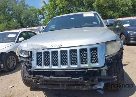 2012 Jeep Grand Cherokee Overland из США, поврежденный, VIN 1C4RJECT6CC209852